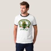 T-shirt Devise de clan de Foley (Devant entier)