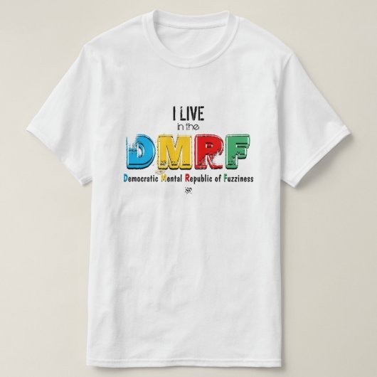 T-shirt devise de confusion mentale (Design devant)