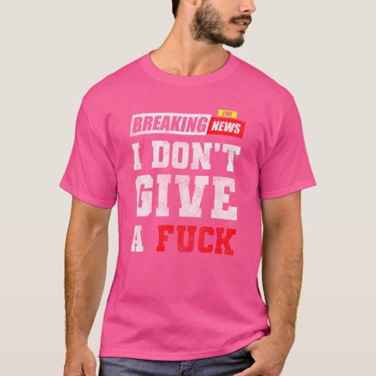 T-shirt Devise de manque d'intérêt Indifférence drôle de v (Devant)