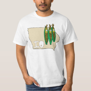 T-shirt Devise des USA de bande dessinée de Husker de