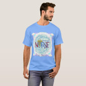 T-shirt Devise d'infirmière exceptionnelle (Devant entier)