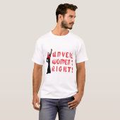 T-shirt Dévoiler les droits des femmes musulmanes (Devant entier)