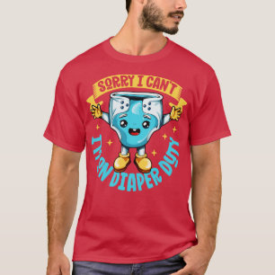 T-shirt Devoirs de couches pour bébés