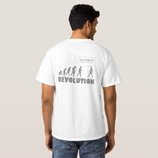 T-shirt Dévolution (Dos entier)