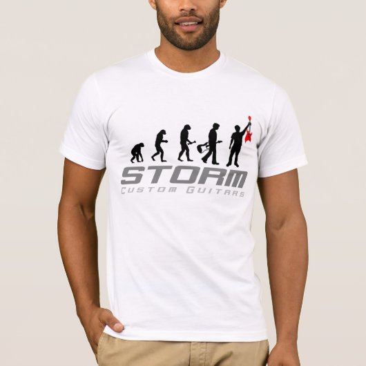 T-shirt d'évolution de la TEMPÊTE des hommes (Devant)