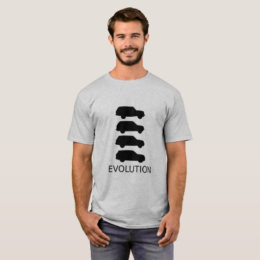 T-shirt d'évolution de Range Rover (Devant entier)