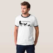 T-shirt d'évolution d'oiseau (Devant entier)