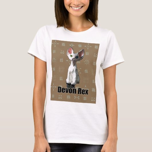 T-shirt Devon blanc Rex (Devant)