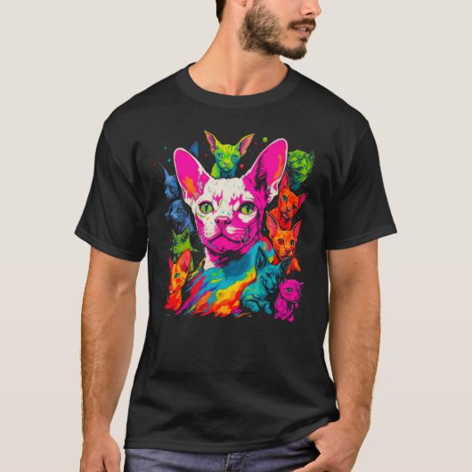 T-shirt Devon Rex Cat Best Friends (Devant)