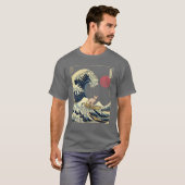 T-shirt Devon Rex Kanagawa Japanese Surfing Wave (Devant entier)