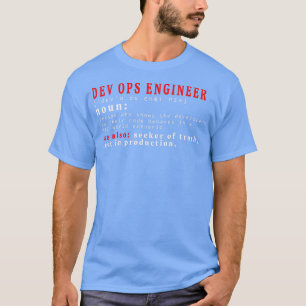 T-shirt DevOps drôle Dictonaire Entrée comment le code se 