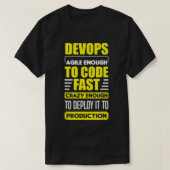 T-shirt DevOps Ingénieur Cloud Informatique Agile Software (Design devant)