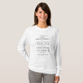 T-shirt Dévouement à la société royale (Devant entier)