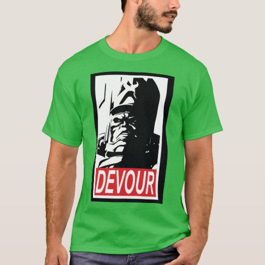 T-shirt DEVOUR friends family (Devant)