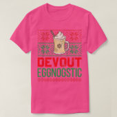 T-shirt Devout Eggnostic Funny Eggnog Design pour Oeuf Nog (Design devant)