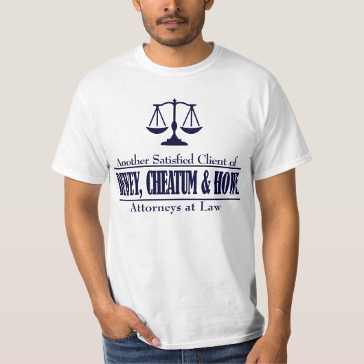 T-shirt Dewey, Cheatum, et Howe (Devant)