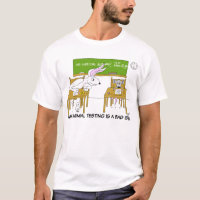 T-shirt d'expérimentation animale
