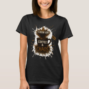 T-shirt d'explosion de café Chaos - Caféine alimen