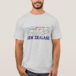 T-shirt d'EXPRESSIONS de la NOUVELLE ZÉLANDE