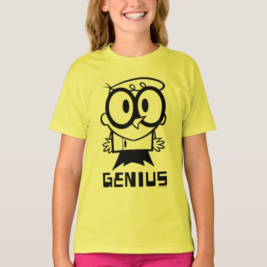 T-shirt Dexter "Genius" - Graphique en bref (Devant)