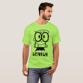 T-shirt Dexter "Genius" - Graphique en bref (Devant entier)