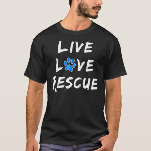 T-shirt Dfw Labrador Retriever Secourt Club Live Love Resc