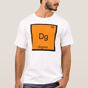 T-shirt Dg - Dogme 95 Funny Chimie Élément Symbole Tee