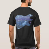 T-shirt DG Paintings Wolf Moon Valley shirt (Dos)