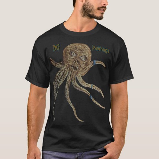 T-shirt DG Peintures Kraken (Devant)