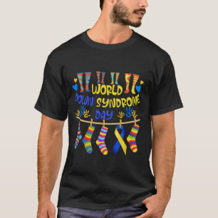 T-shirt DH World Down Syndrome Day Shirt, Rock Your Socks 