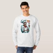 T-Shirt d'Halloween Bone Appetit - Chef squelette (Devant entier)