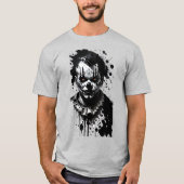T-shirt d'Halloween clown effrayant (Devant)