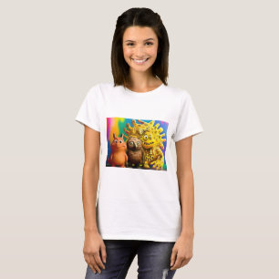 T-Shirt d'Halloween - Déplaisant mignon Monster Tr