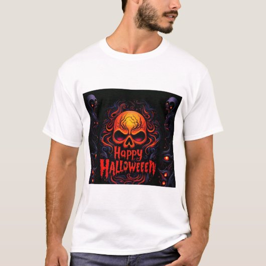 T-shirt d'Halloween. Design Halloween (Devant)