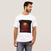 T-shirt d'Halloween. Design Halloween (Devant entier)