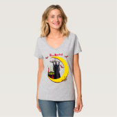 T-shirt d'Halloween gris (Devant entier)