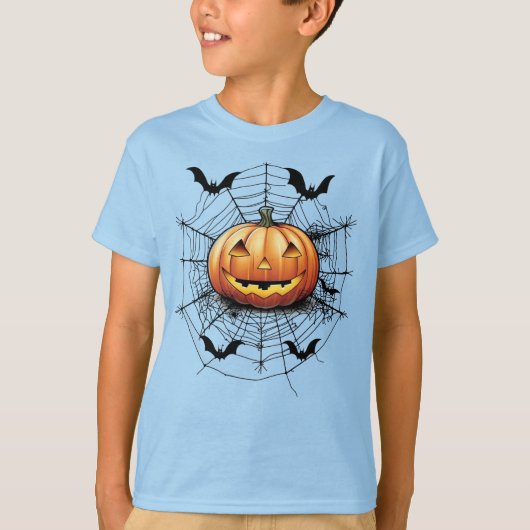 T-shirt d'Halloween pour filles et garçons (Devant)