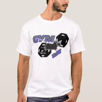 T-shirt d'haltérophilie de rat de gymnase