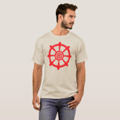 T-shirt Dharma Wheel Insight (Devant entier)