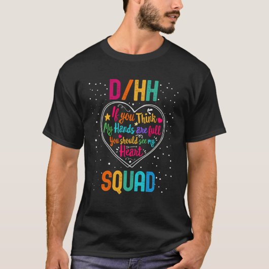 T-shirt DHH Squad Appreciation Week Back to School Heart (Devant)