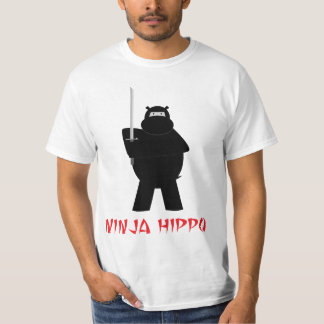 T-shirt d'hippopotame de Ninja