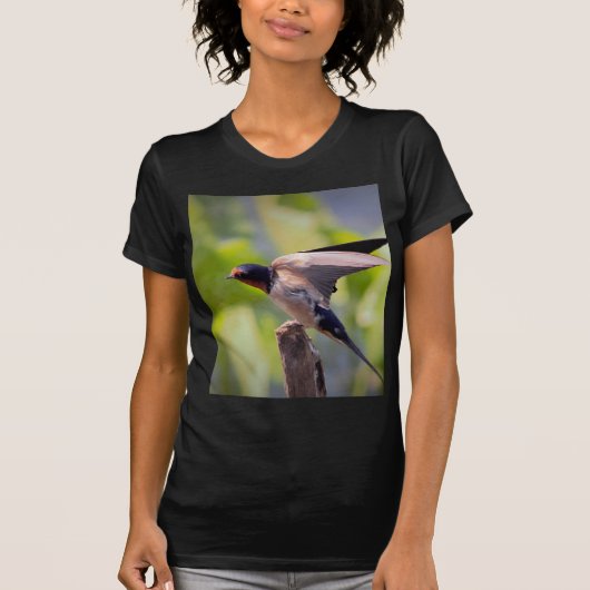 T-shirt d'hirondelle de grange (Devant)