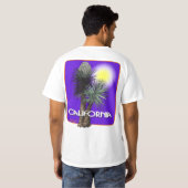 T-shirt Dhirt F/B de yucca de la Californie (Dos entier)