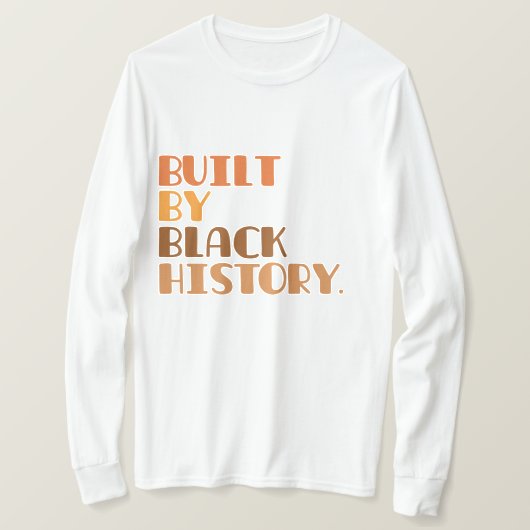 T-Shirt D'Histoire Noire (Design devant)