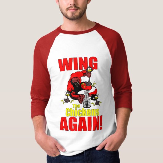 T-shirt d'hockey de Detroit (Devant)