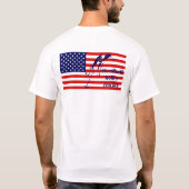 T-shirt d'hockey de rouleau de balle dure des (Dos)