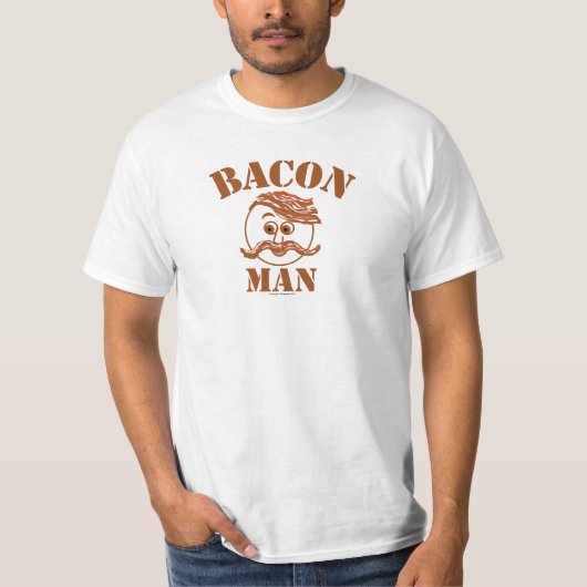 T-shirt d'homme de lard (Devant)