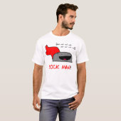 T-shirt d'homme de roche (Devant entier)