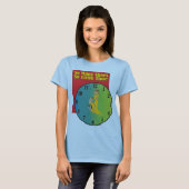 T-shirt d'horloge de chaussure de mode (Devant entier)