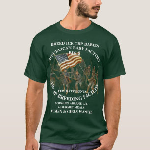 T-shirt DHS CBP Trump Iran Guerre Chien de guerre Bombarde